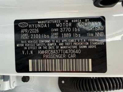 2026 Hyundai VENUE SEL W/Two-Tone Roof