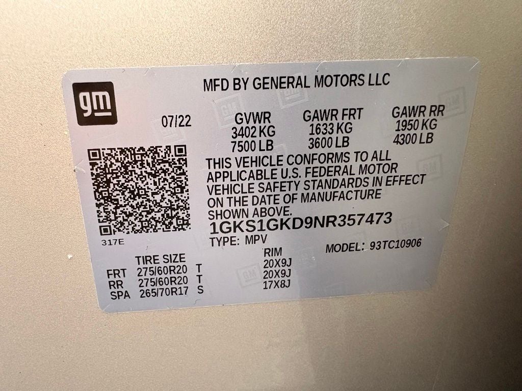 2022 GMC Yukon XL SLT