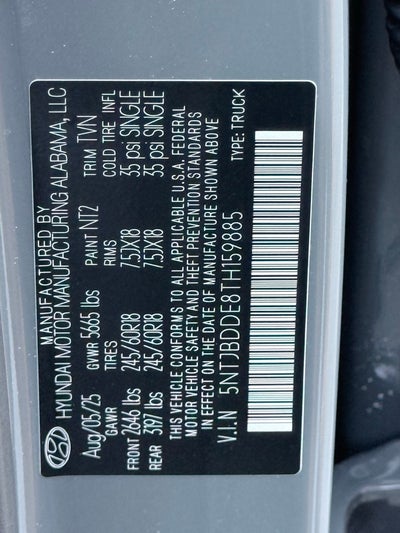 2026 Hyundai SANTA CRUZ SEL AWD