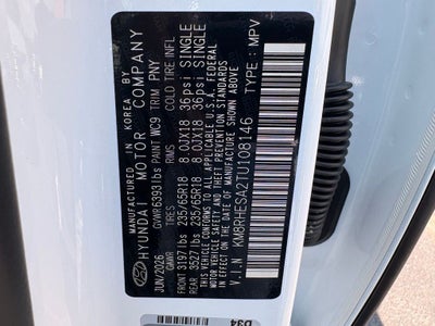 2026 Hyundai PALISADE HYBRID SEL Premium 7 Passenger
