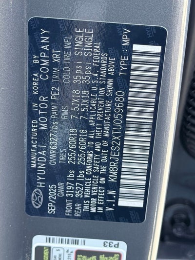 2026 Hyundai PALISADE XRT Pro