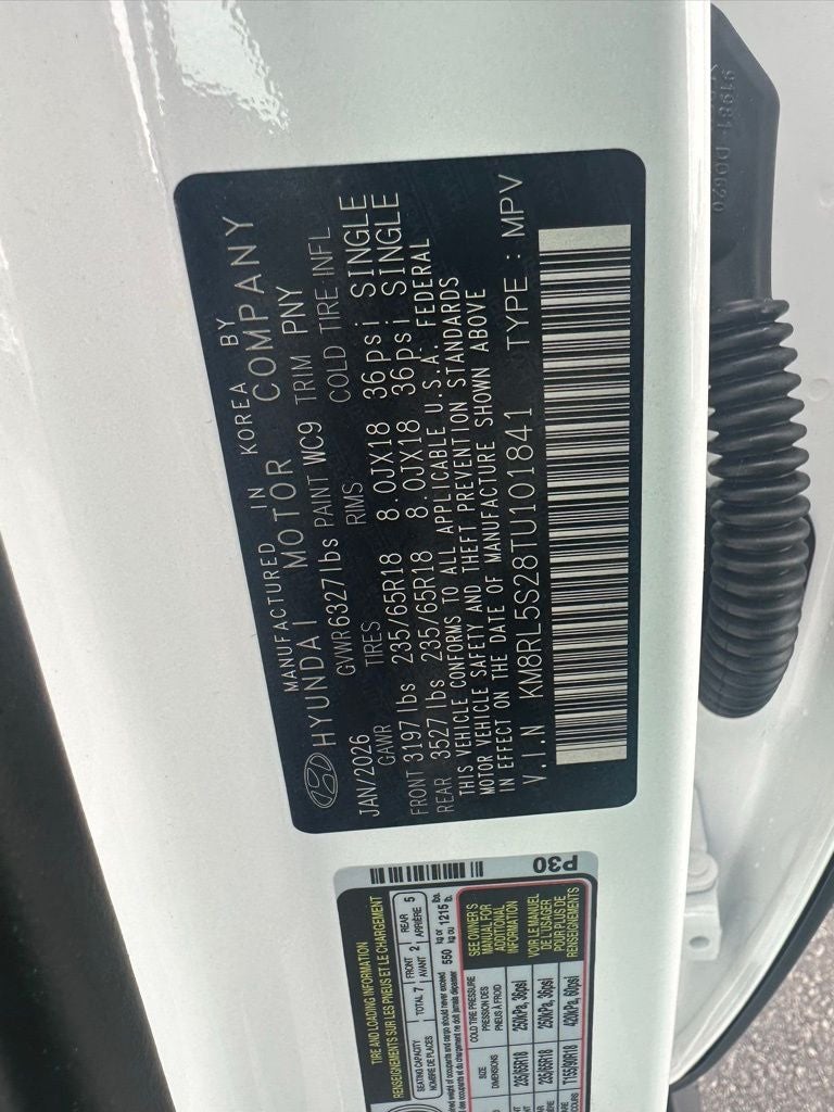 2026 Hyundai PALISADE SEL 7 Passenger