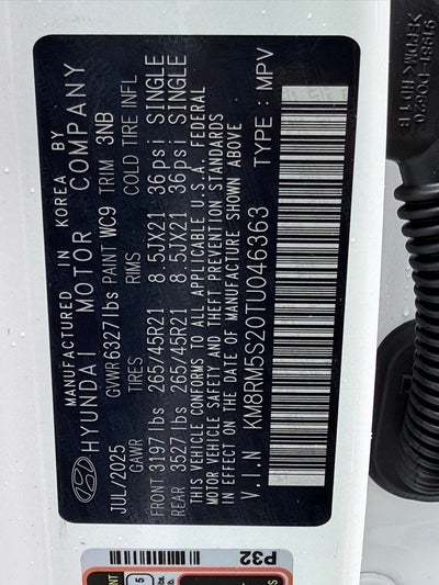 2026 Hyundai PALISADE Calligraphy