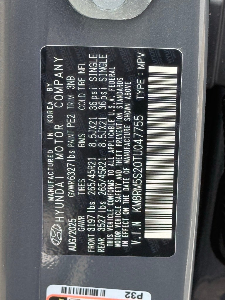 2026 Hyundai PALISADE Calligraphy FWD