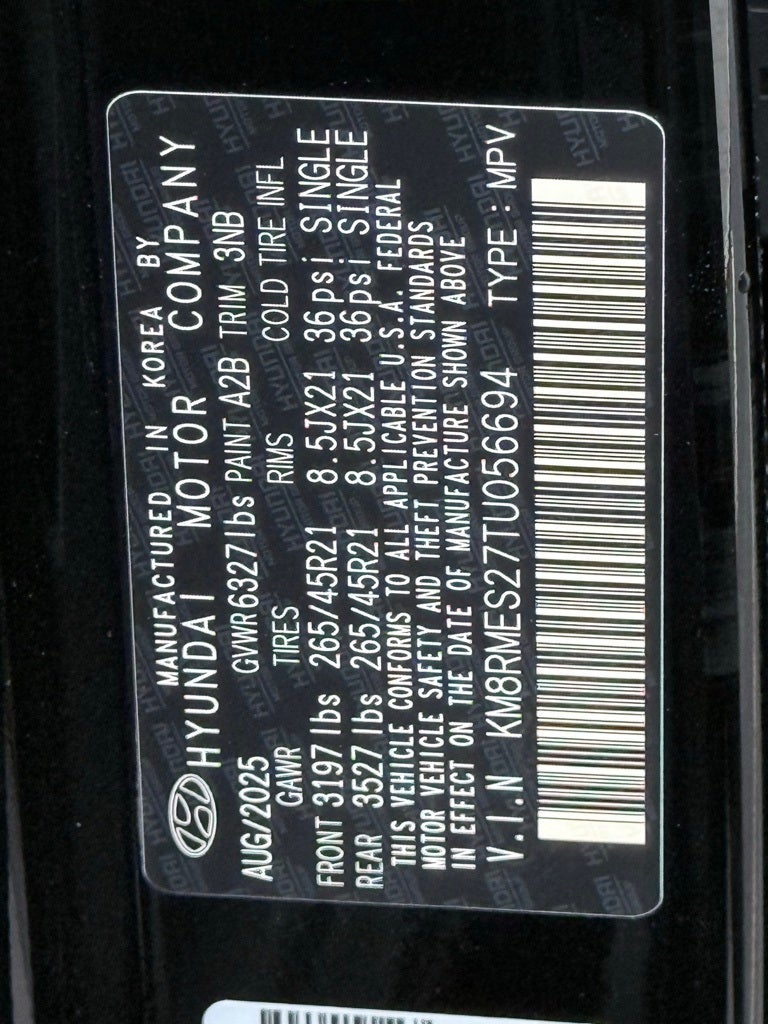 2026 Hyundai PALISADE Calligraphy AWD