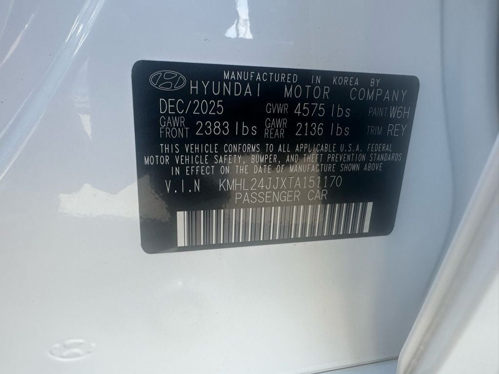 2026 Hyundai SONATA HYBRID Blue