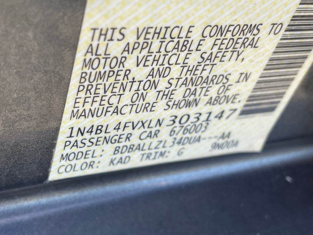 2020 Nissan Altima 2.5 Platinum