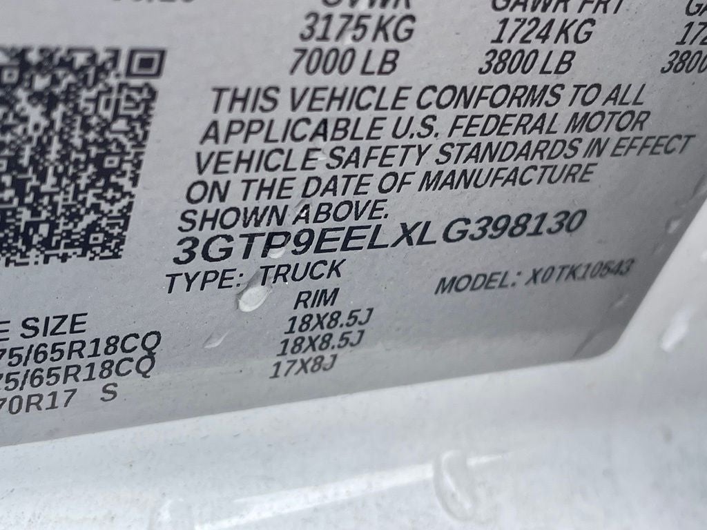 2020 GMC Sierra 1500 AT4