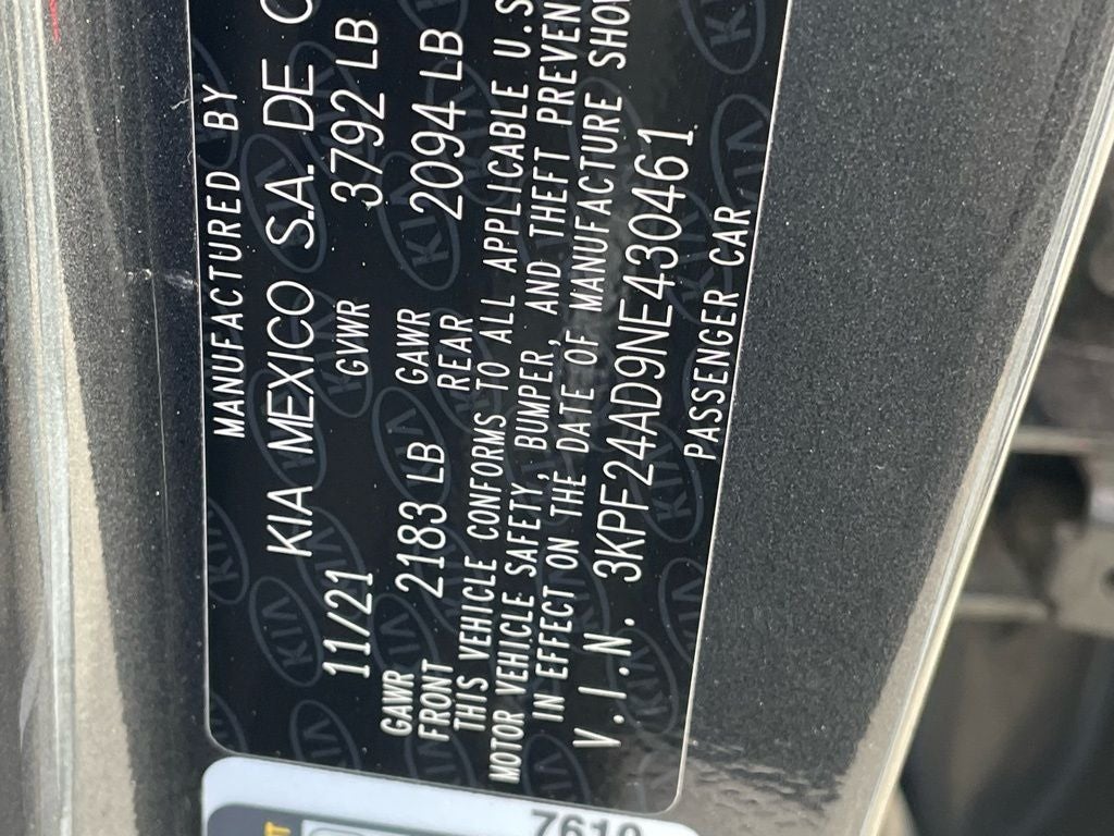 2022 Kia Forte LXS