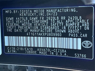 2023 Toyota Camry SE