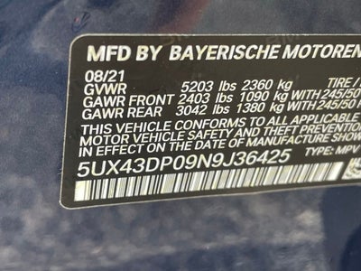 2022 BMW X3 sDrive30i