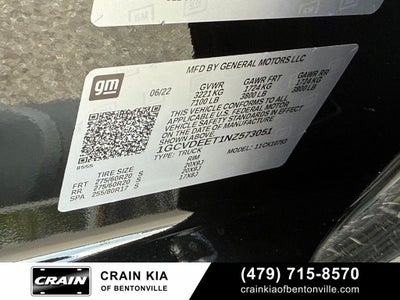 2022 Chevrolet Silverado 1500 RST - 4WD / CLEAN CARFAX / ONE OWNER