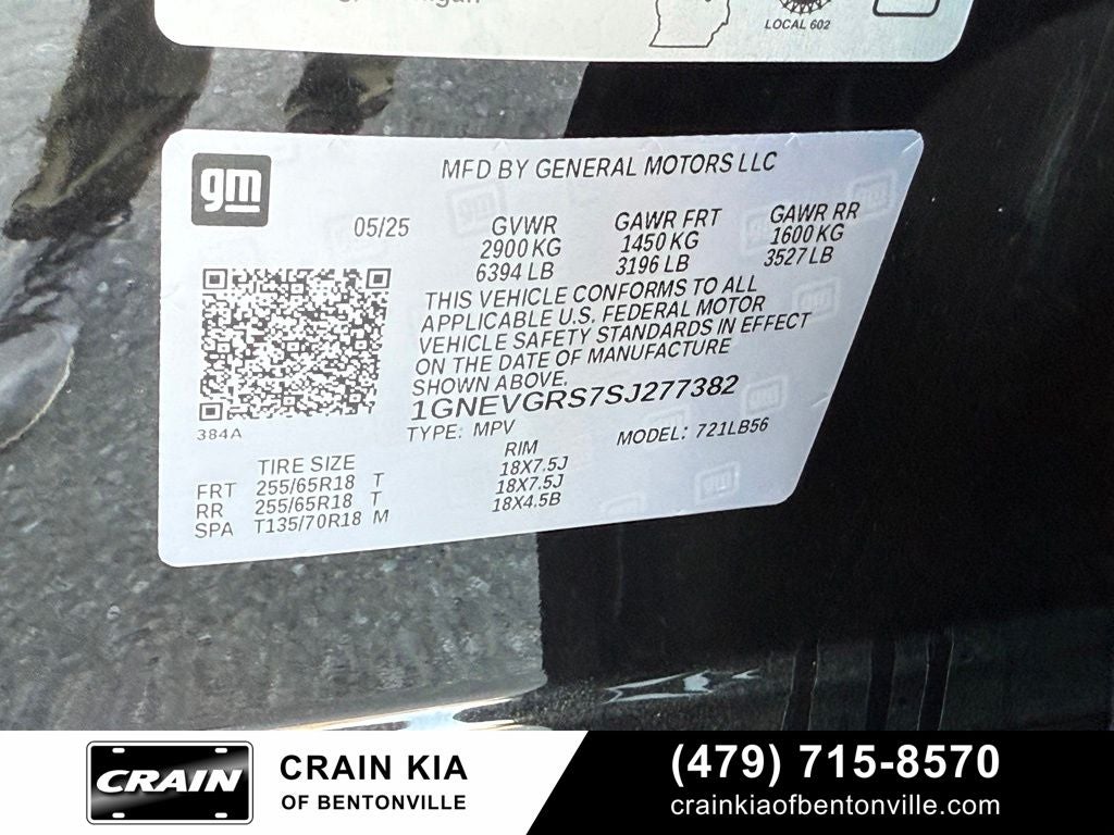2025 Chevrolet Traverse LT - AWD / CLEAN CARFAX / ONE OWNER