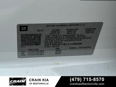 2020 GMC Sierra 3500HD SLT - 4WD / CLEAN CARFAX