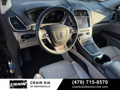 2020 Lincoln Nautilus Reserve - AWD / PANORAMIC SUNROOF / CLEAN CARFAX