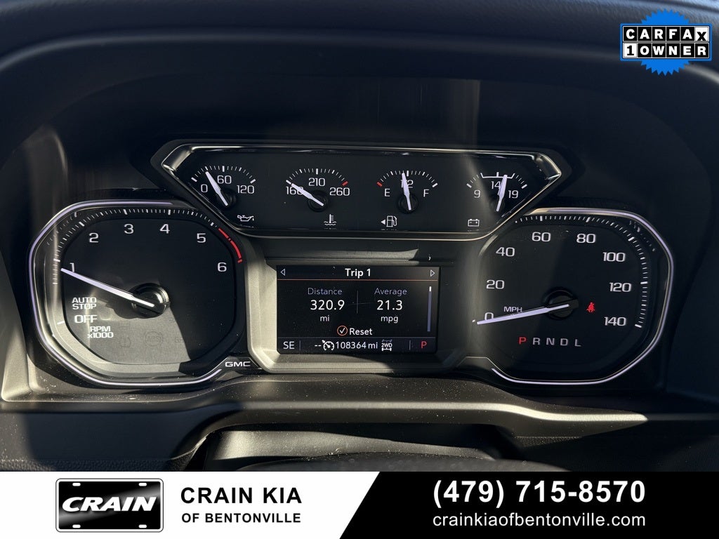 2020 GMC Sierra 1500 SLT - 4WD / CLEAN CARFAX / ONE OWNER