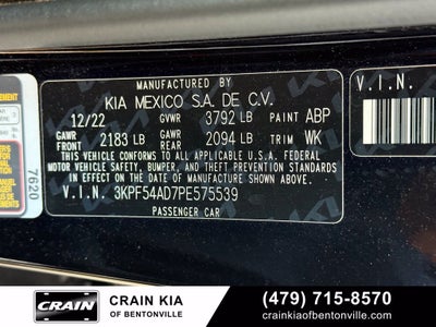 2023 Kia Forte GT-Line | KIA CPO | CARFAX ONE OWNER