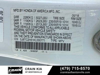 2019 Acura RDX Technology Package SH-AWD