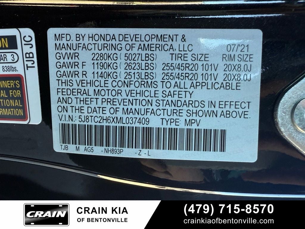 2021 Acura RDX A-Spec Package SH-AWD