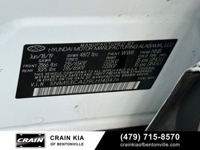 2020 Hyundai SANTA FE SEL - AWD / CARFAX ONE OWNER