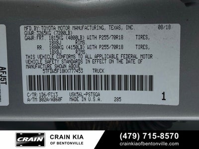 2019 Toyota Tundra SR5 - 4WD / CLEAN CARFAX / LIFTED!