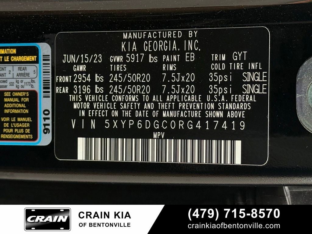 2024 Kia Telluride S - KIA CPO / AWD / SUNROOF / ONE OWNER
