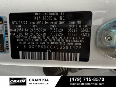 2025 Kia Telluride S - KIA CPO / AWD / SUNROOF / ONE OWNER