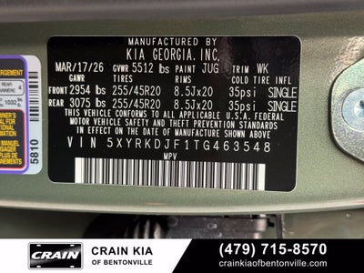 2026 Kia Sorento X-Line SX | KIA CPO