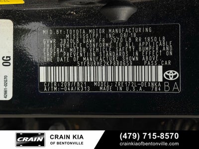 2019 Toyota Corolla LE - CLEAN CARFAX HISTORY