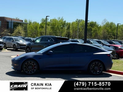 2022 Tesla Model 3 Performance - CUSTOM WRAP! / CARFAX ONE OWNER