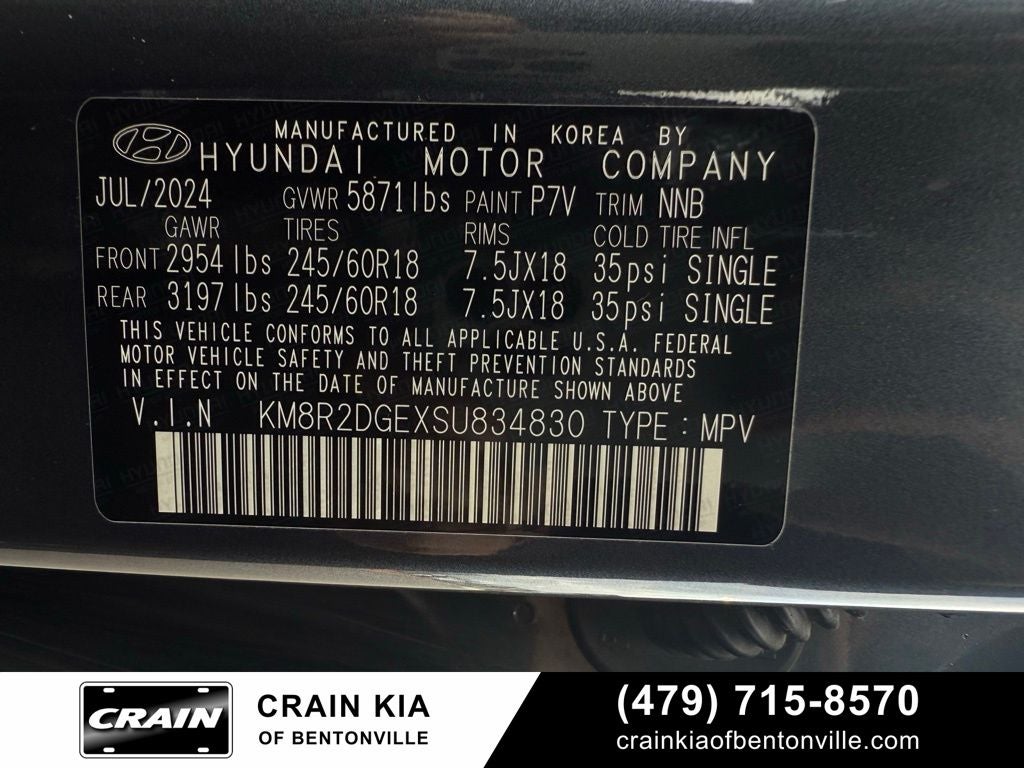 2025 Hyundai PALISADE SEL - AWD / CLEAN CARFAX / ONE OWNER