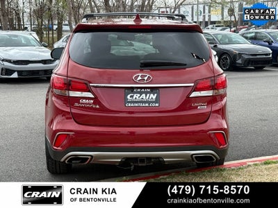 2017 Hyundai SANTA FE Limited - AWD / ONE OWNER / LEATHER