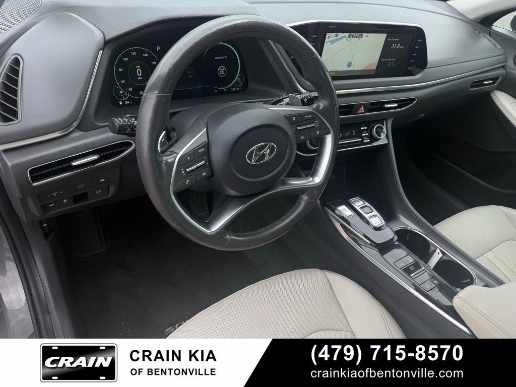 2022 Hyundai SONATA HYBRID Limited - CLEAN CARFAX / 51 HWY MPG / SOLAR PANEL ROOF