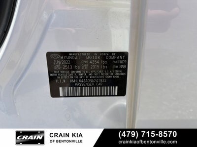 2022 Hyundai SONATA SEL - CLEAN CARFAX