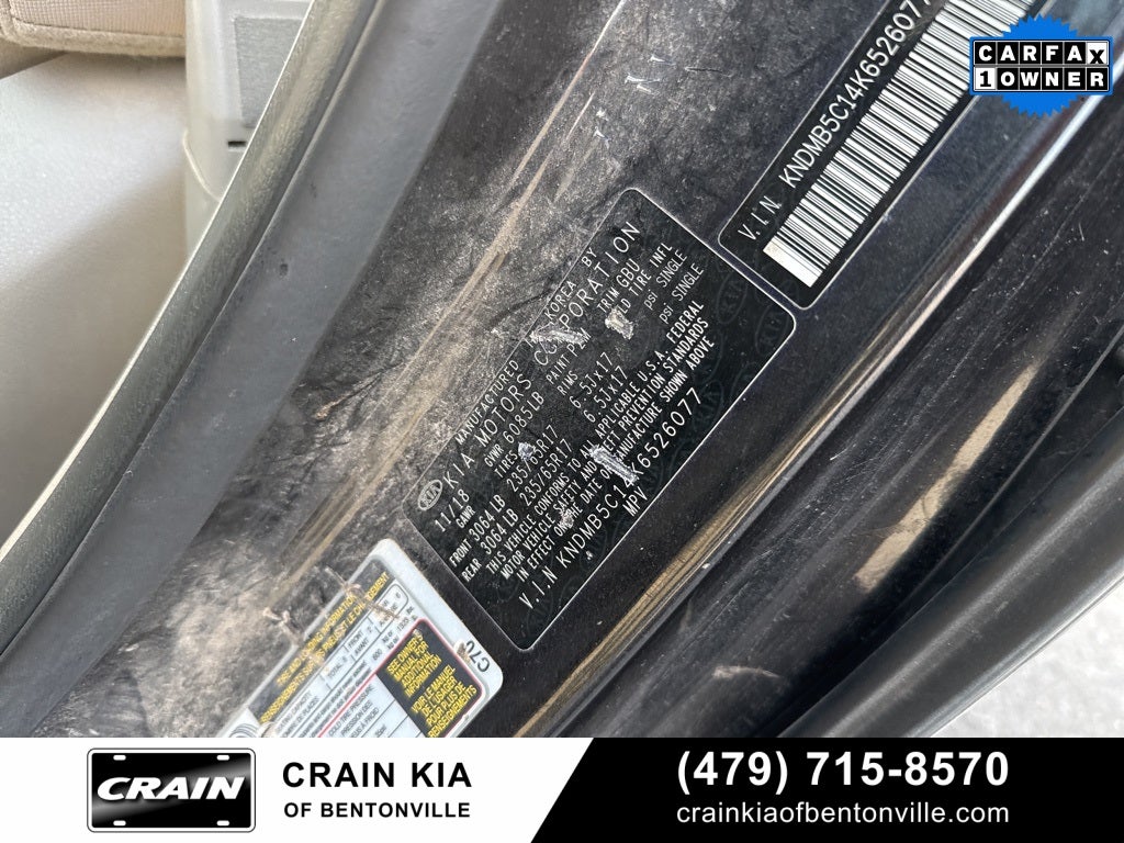 2019 Kia Sedona LX - WHOLESALE / AS-IS / CARFAX ONE OWNER