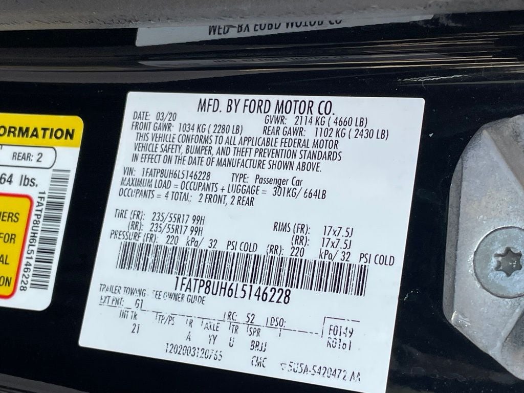 2020 Ford Mustang EcoBoost