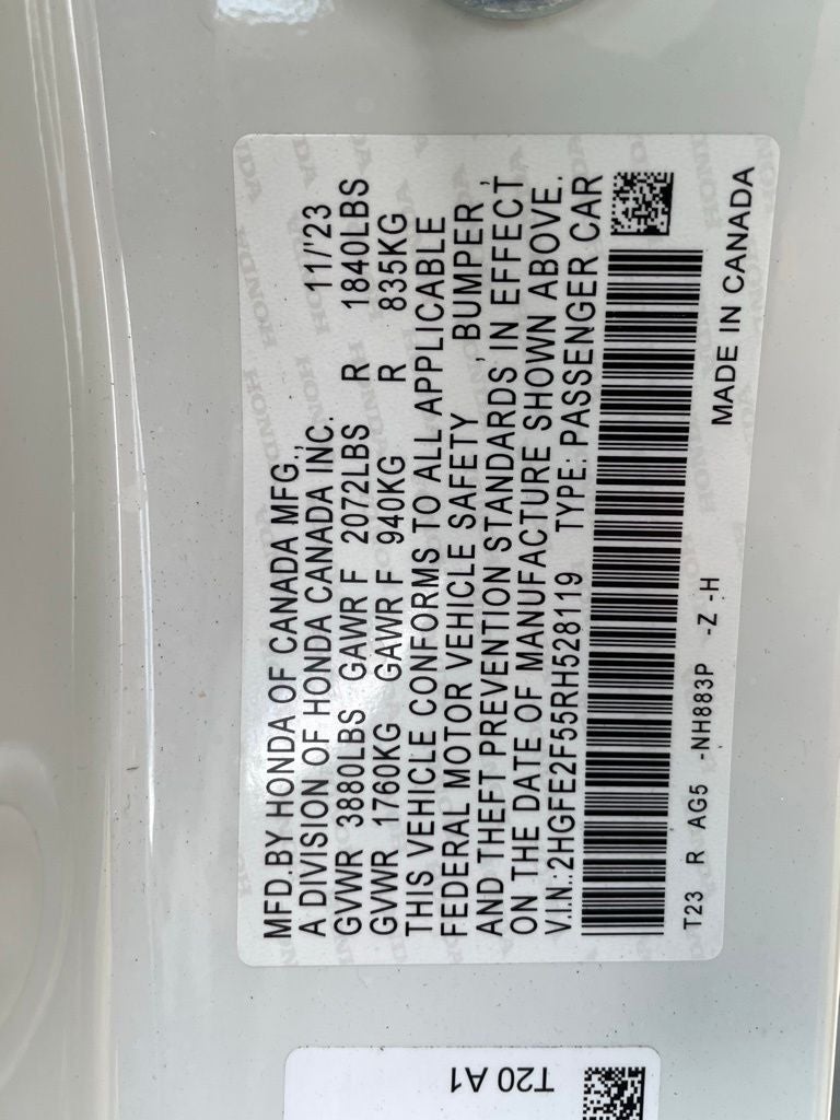 2024 Honda Civic Sport CLEAN CARFAX