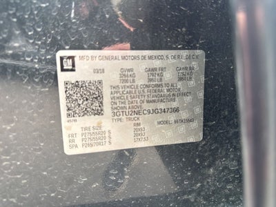 2018 GMC Sierra 1500 SLT 4X4 / CLEAN CARFAX