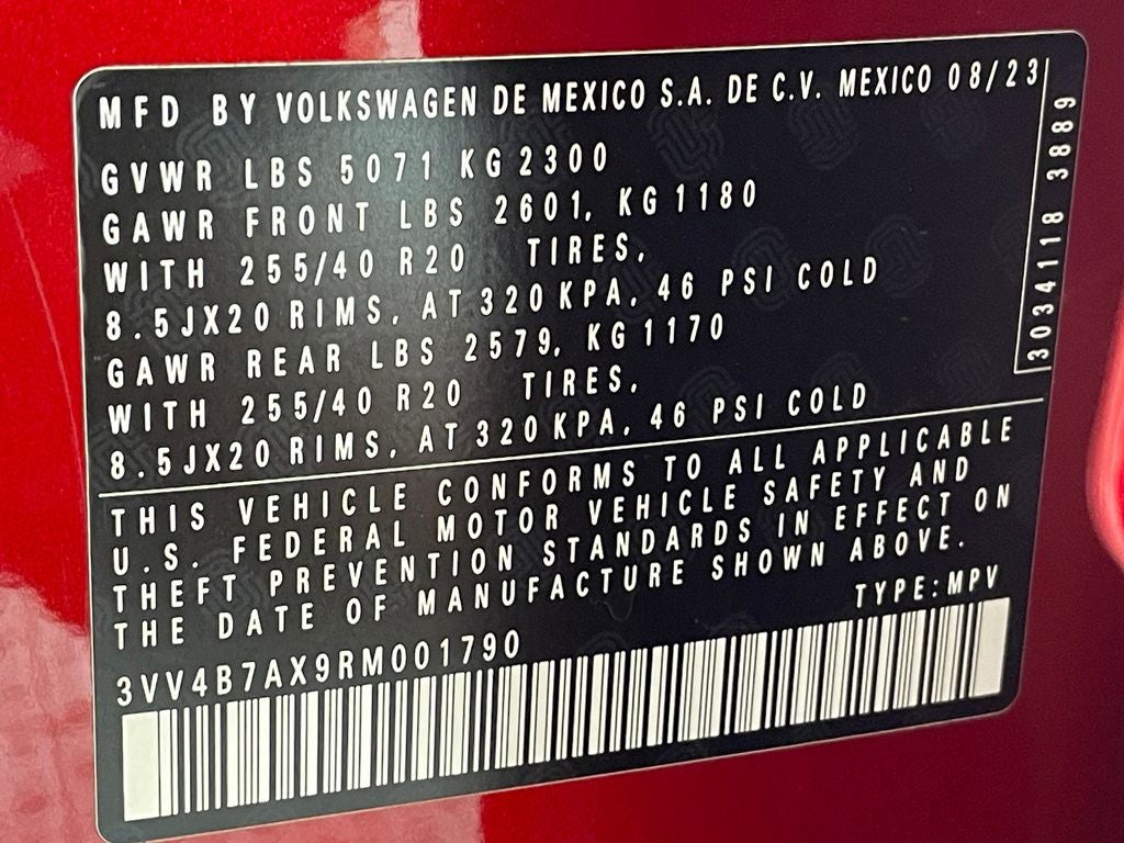 2024 Volkswagen Tiguan 2.0T SEL R-Line