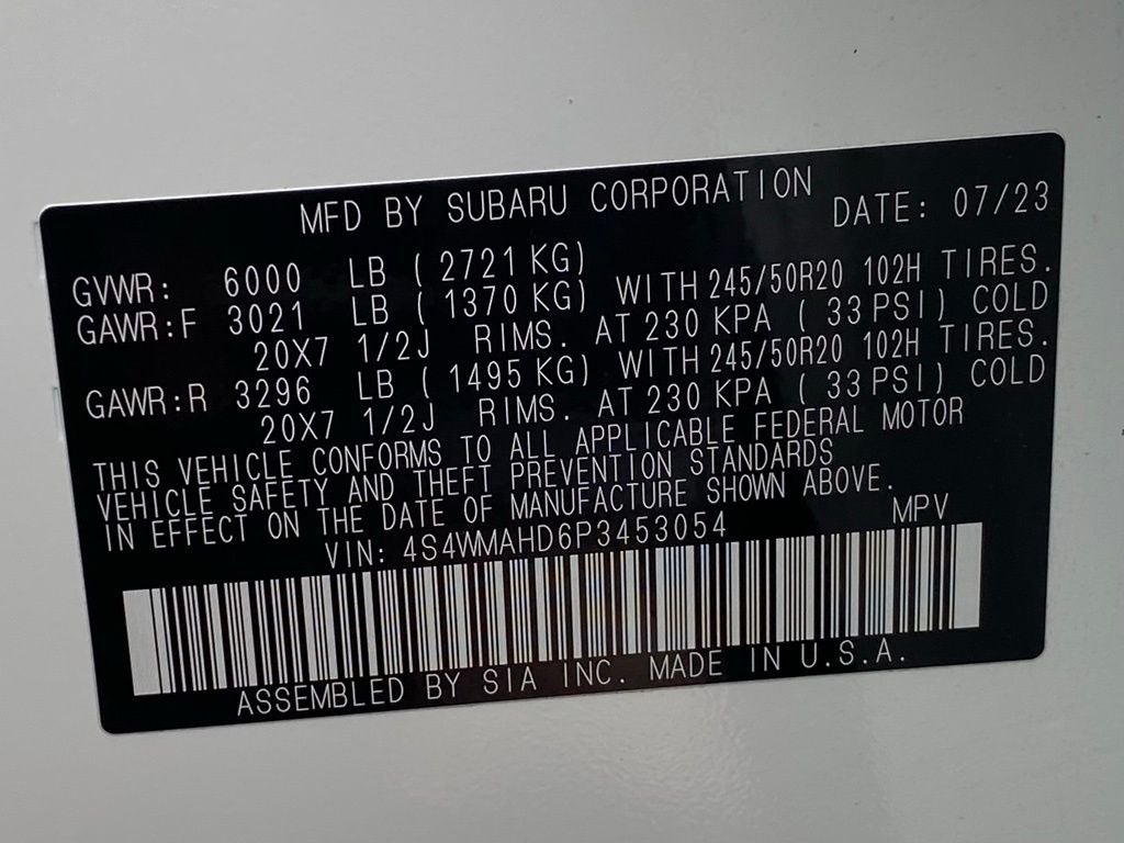 2023 Subaru Ascent Onyx Edition MOONROOF / AWD / ONE OWNER