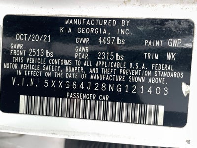 2022 Kia K5 GT-Line ONE OWNER / AWD / MOONROOF
