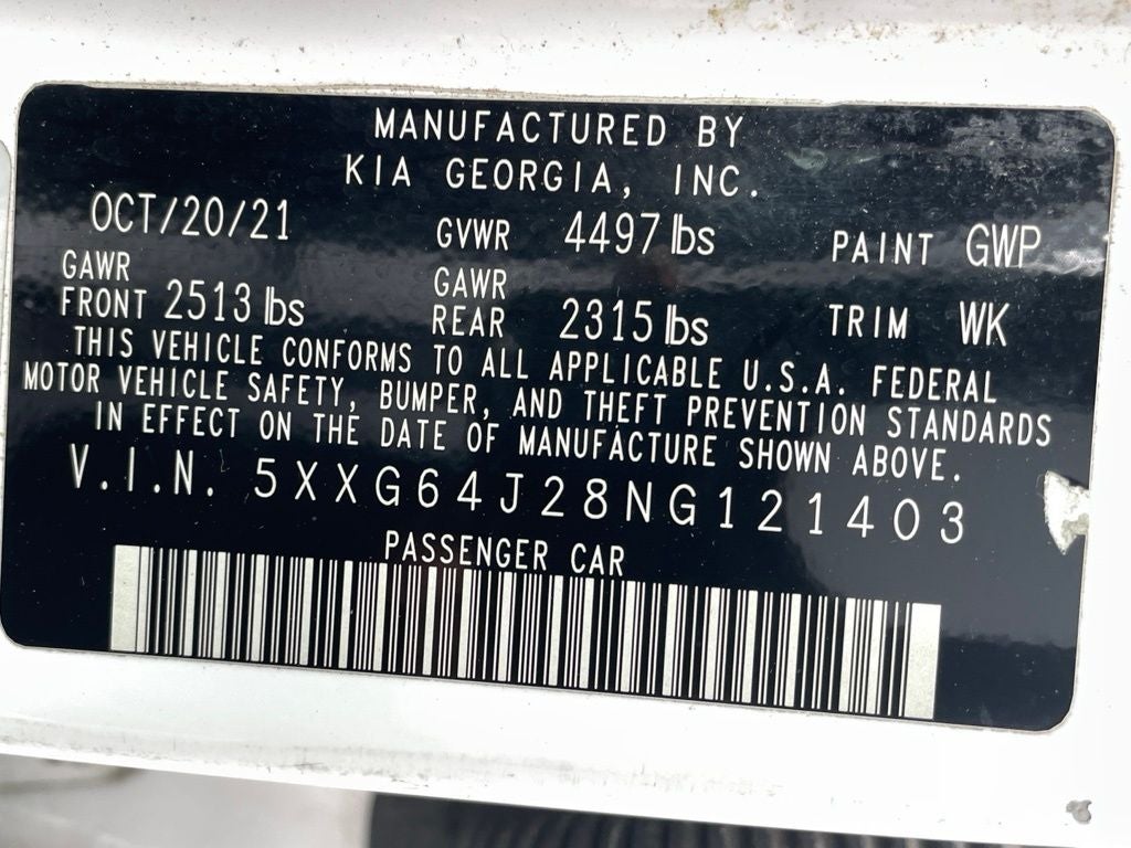 2022 Kia K5 GT-Line ONE OWNER / AWD / MOONROOF