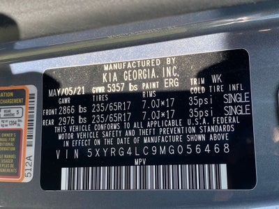 2021 Kia Sorento LX