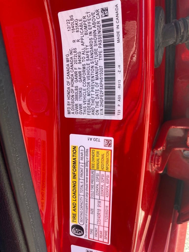 2023 Honda Civic Sport