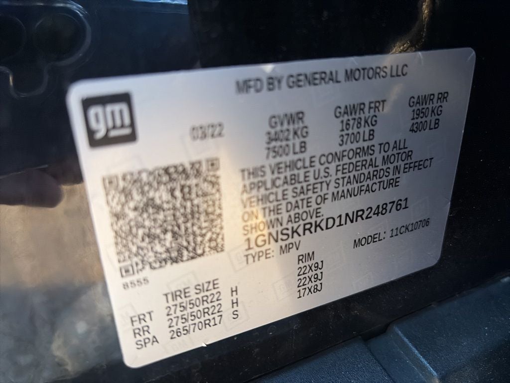 2022 Chevrolet Tahoe RST 8 PASSENGER! RST 4WD CLEAN CARFAX