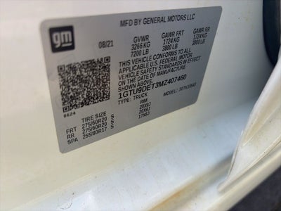 2021 GMC Sierra 1500 SLT DURAMAX, 1 OWNER CLEAN CARFAX