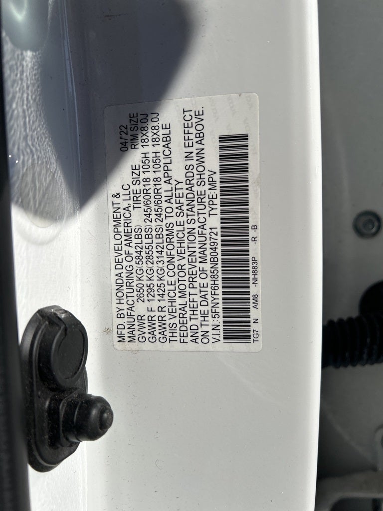 2022 Honda Pilot TrailSport