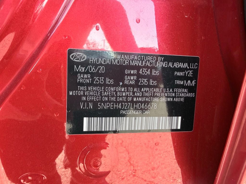 2020 Hyundai SONATA Limited 1 OWNER CLEAN CARFAX