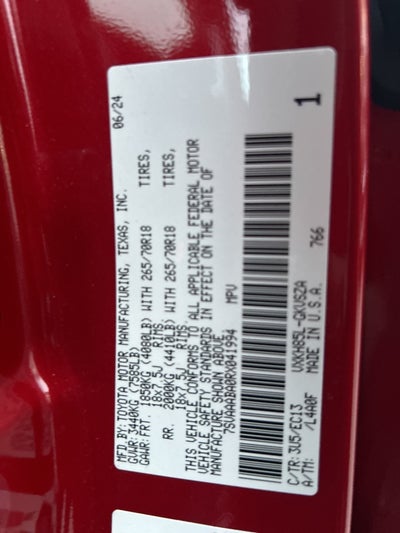 2024 Toyota Sequoia SR5