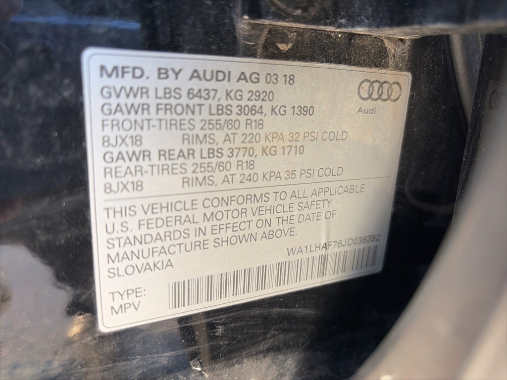 2018 Audi Q7 2.0T Premium quattro